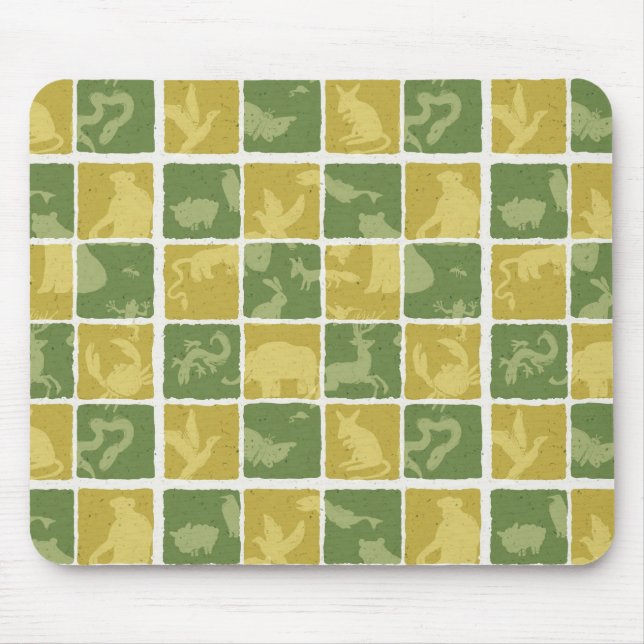 Tapis De Souris motif orienté de zoo (Devant)