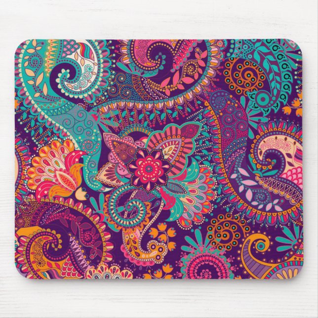 Tapis De Souris Motif Paisley (Devant)
