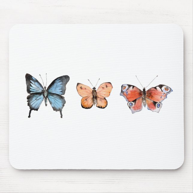 Tapis De Souris Motif papillon (Devant)