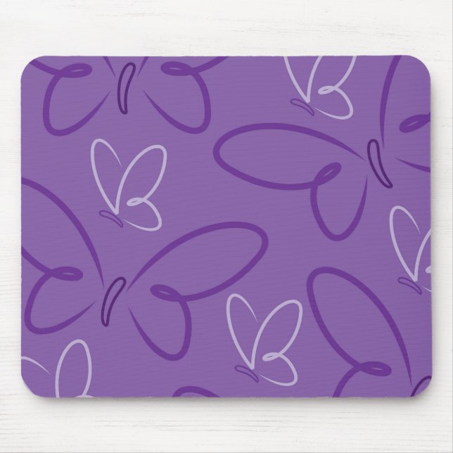 Tapis De Souris Motif papillon (Devant)