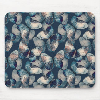 Tapis De Souris Motif Papillon Bleu Vintage