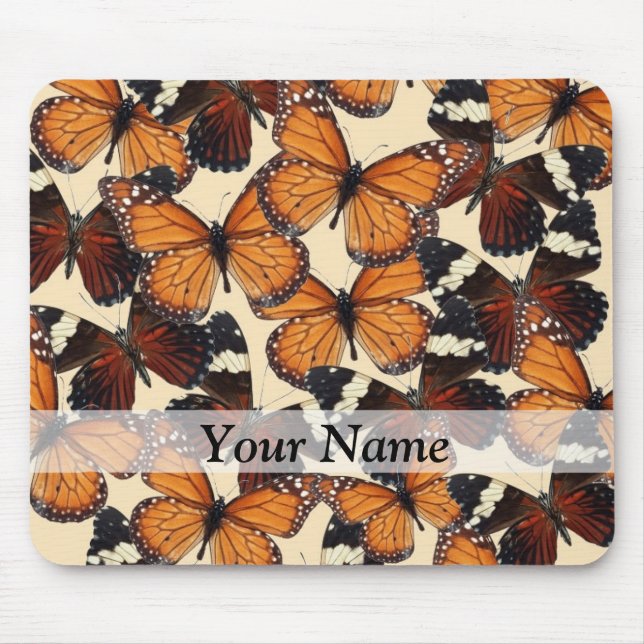 Tapis De Souris motif papillon Brown (Devant)