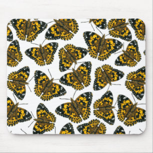 Tapis De Souris Motif papillon de femme peinte