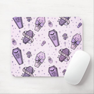 Tapis De Souris Motif Pastel Goth Coffins