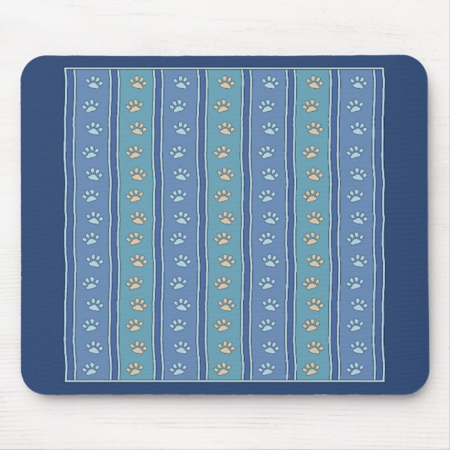 Tapis De Souris Motif Pawprint (Devant)