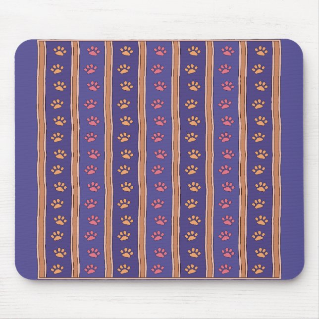Tapis De Souris Motif Pawprint (Devant)