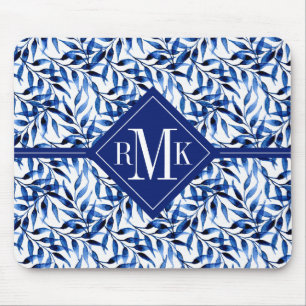 Tapis De Souris Motif peint à la main d'encre d'aquarelle du