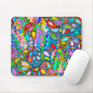 Tapis De Souris Motif Peint À La Main Et Numériquement Art 54