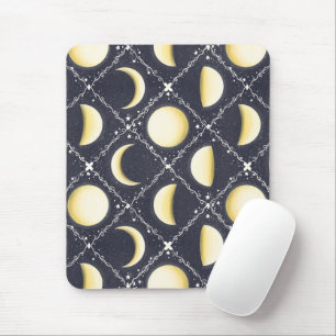 Tapis De Souris Motif Phases de lune céleste