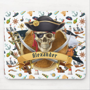 Tapis De Souris Motif Pirate Parfait PERSONNALISER
