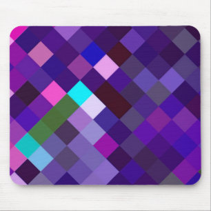 Tapis De Souris Motif Pixelé - Violet