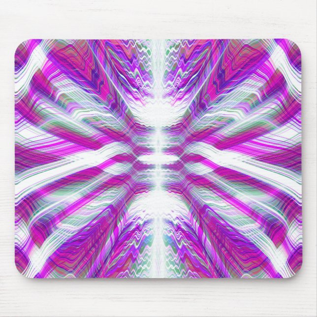Tapis De Souris Motif psychédélique violet (Devant)