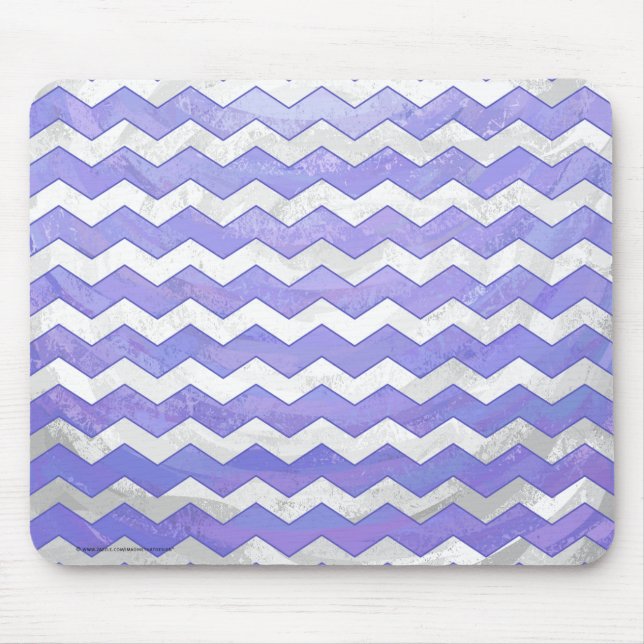 Tapis De Souris Motif Purple Sun Chevron (Devant)