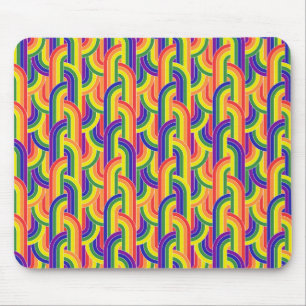 Tapis De Souris Motif Rainbow moderne