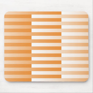 Tapis De Souris Motif rayé orange et blanc