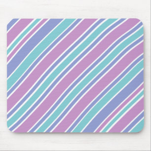 Tapis De Souris Motif rayé pastel