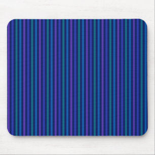 Tapis De Souris Motif rayé vertical bleu vert violet