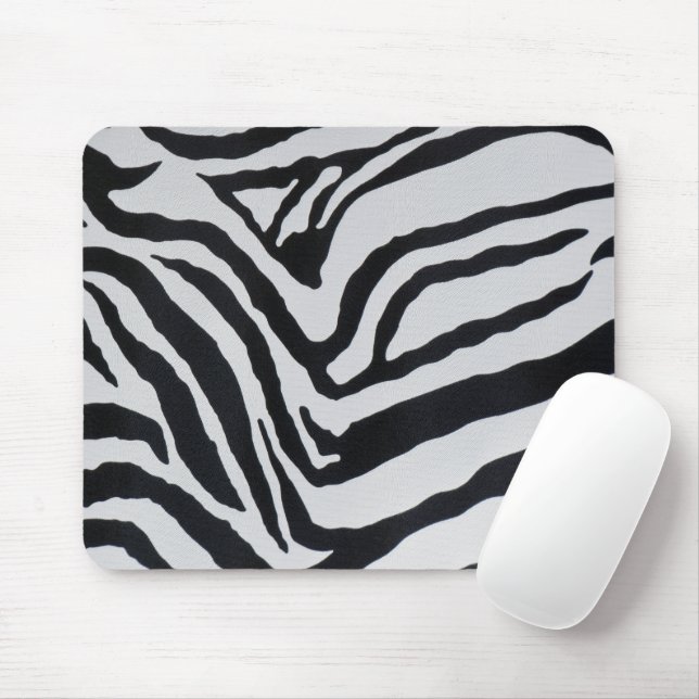 Tapis De Souris Motif rayure de zèbre (Avec souris)