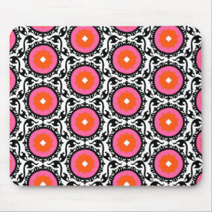 Tapis De Souris Motif rose de Suzani