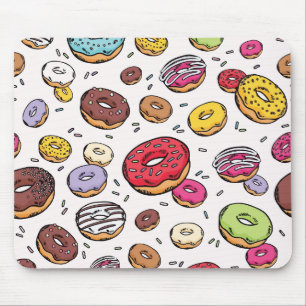 Tapis De Souris Motif sans couture de Donuts