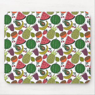 Tapis De Souris Motif sans couture de fruits   Motif de surface de