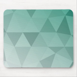 Tapis De Souris Motif sans couture de triangles abstraits - Vert 