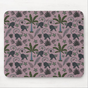 Tapis De Souris Motif sans couture Les animaux tropicaux sauts de