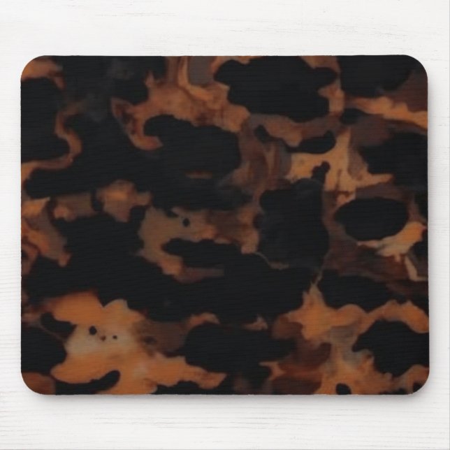 Tapis De Souris Motif sans fil Tortoiseshell, Chic TortoiseShell (Devant)