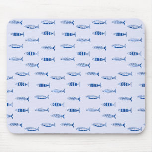 Tapis De Souris Motif Sardines
