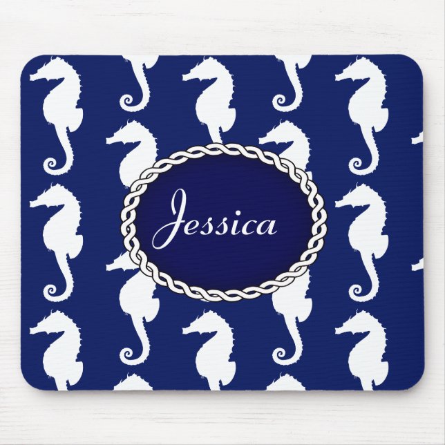 Tapis De Souris Motif Seahorse (Devant)