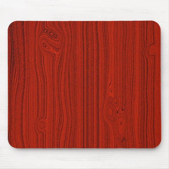 Tapis De Souris Motif simple en bois rouge (Devant)