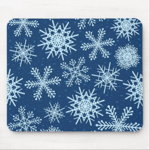 Tapis De Souris Motif Snowflake
