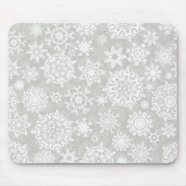 Tapis De Souris Motif Snowflake (Devant)