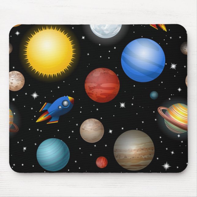 Tapis De Souris Motif spatial (Devant)