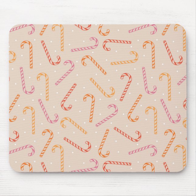 Tapis De Souris Motif sucre de canne doux (Devant)