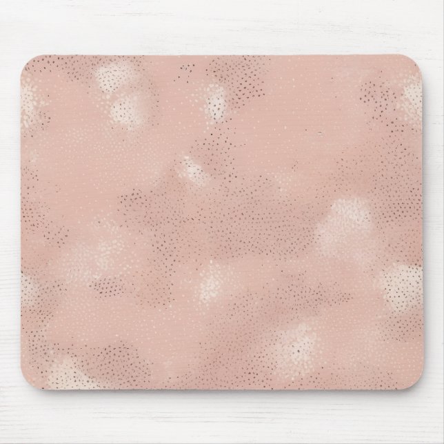 Tapis De Souris Motif tacheté rose minimal (Devant)