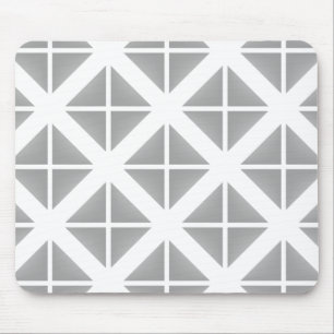 Tapis De Souris Motif triangle gris tendance