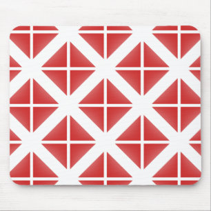 Tapis De Souris Motif triangle rouge tendance