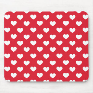 Tapis De Souris Motif Valentine Arrière - plan Avec Coeur Amour