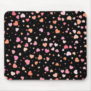 Tapis De Souris Motif Valentine`s 2023 Arrière - plan avec coeur