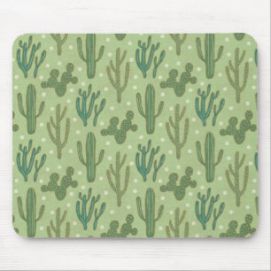 Tapis De Souris Motif vert de cactus d'étape   de Geo de sud-oues