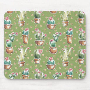 Tapis De Souris Motif vert d'étape   de fleur de désert