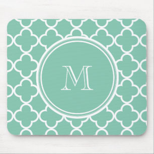 Tapis De Souris Motif vert en bon état de Quatrefoil, votre