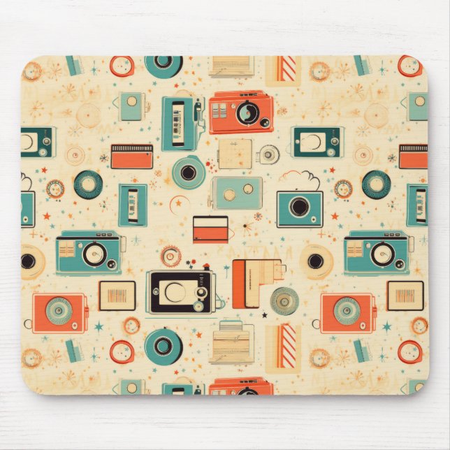 Tapis De Souris Motif vintage (Devant)