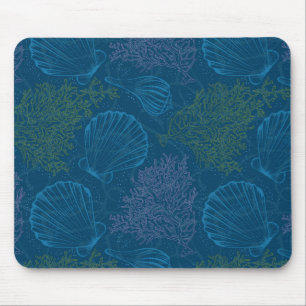Tapis De Souris Motif vintage de mer