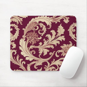Tapis De Souris Motif Vintage marron et beige