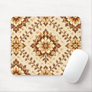 Tapis De Souris Motif vintage marron shabby