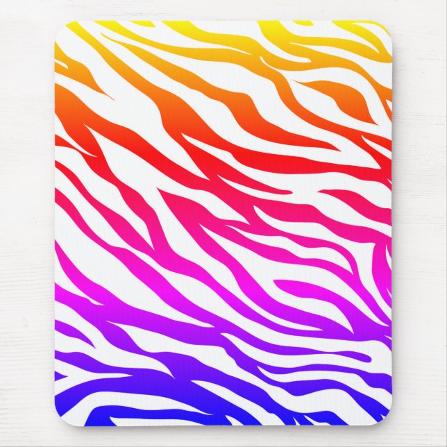 Tapis De Souris Motif Zebra Multicoloured Skin Stripes-22164 (Devant)