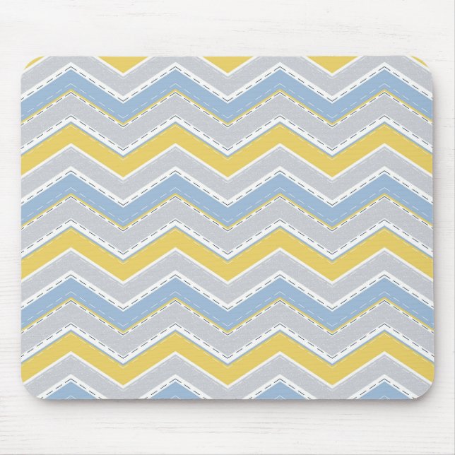 Tapis De Souris Motif Zigzag (Devant)