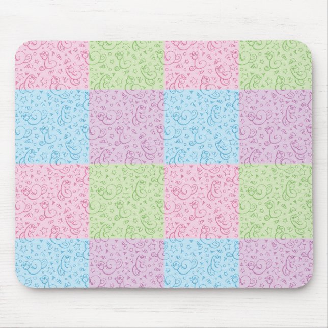 Tapis De Souris motifs avec des serpents (Devant)